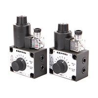 电磁流量单向调速阀 电磁流量阀（压力补偿型）系列 FSC-G02、FSC-G03